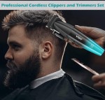 VGR 640S3 Professional 3 in 1 Hair Cutting Kit (Green) - Image 8