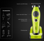 VGR 880T Professional Hair Trimmer (Green) - Image 5
