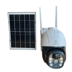 Соларна безжична въртяща камера 4G 12MP iCSee SIM карта